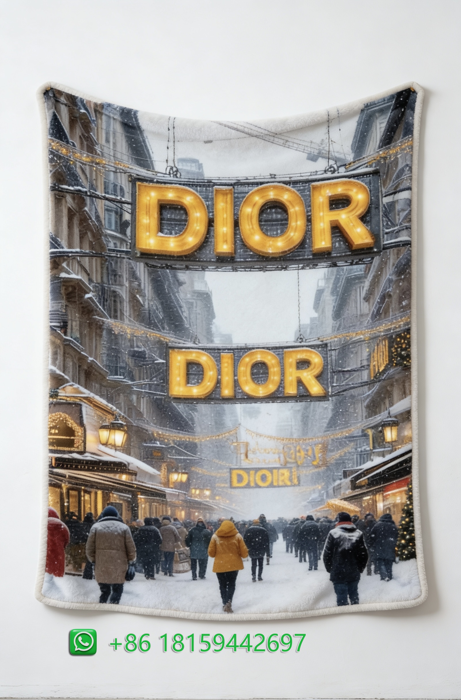 Dior Throw Blankets
